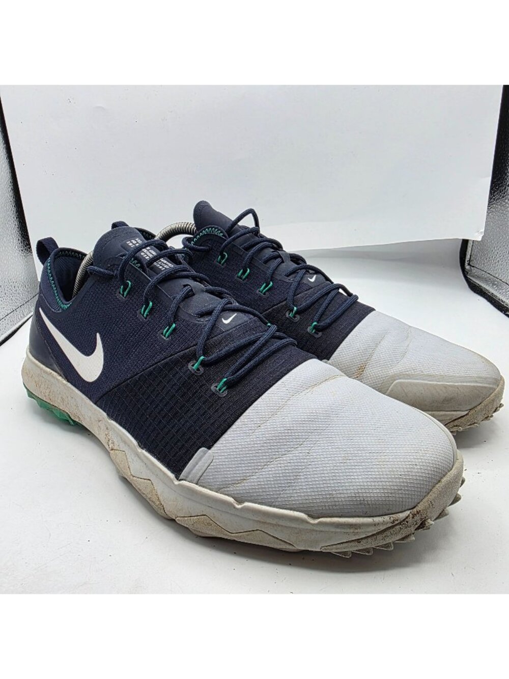 Nike FI Impact 3 Pure Platinum Obsidian Mens Size 11 Spikeless Golf Shoes Sports